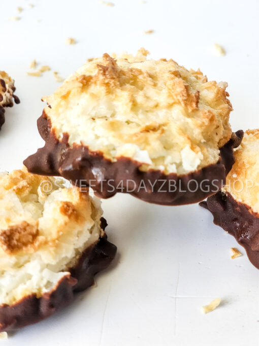 Keto Coconut Macarons on White - Image 7