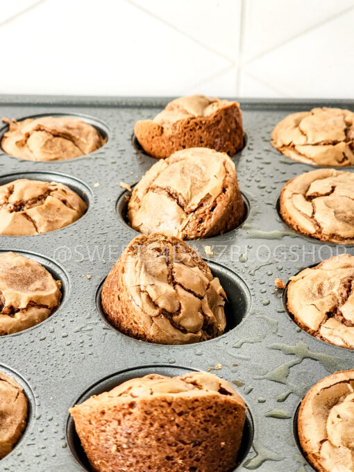 5-Ingredient Brownie Bites on White
