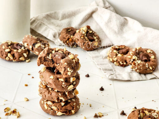 Simple Thumbprint Nutella Cookies on Rhombus - Image 4