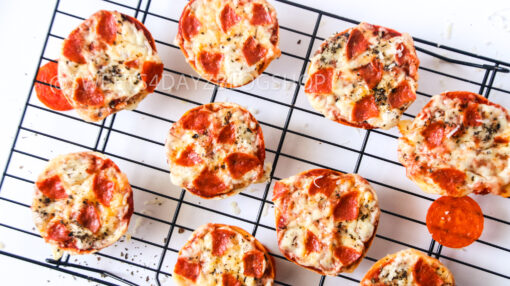 Homemade Bagel Bites on White - Image 4