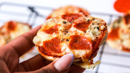 Homemade Bagel Bites on White - Image 6