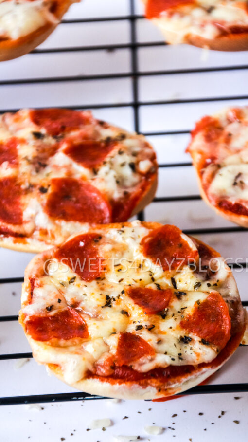 Homemade Bagel Bites on White - Image 7