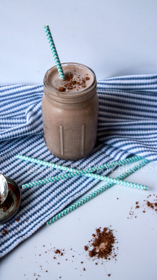 Copycat Wendy's Chocolate Frosty on White
