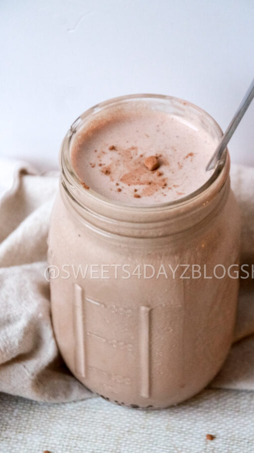 Copycat Wendy's Chocolate Frosty on Linen - Image 2