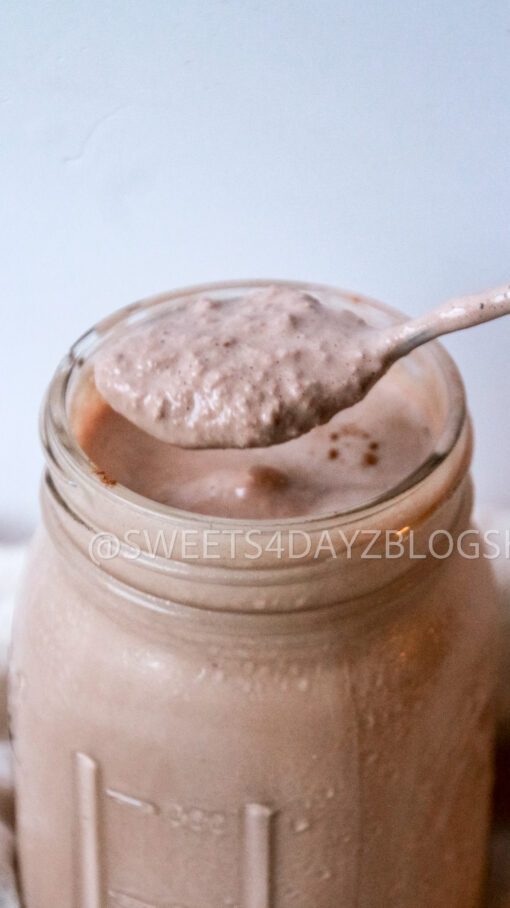 Copycat Wendy's Chocolate Frosty on Linen
