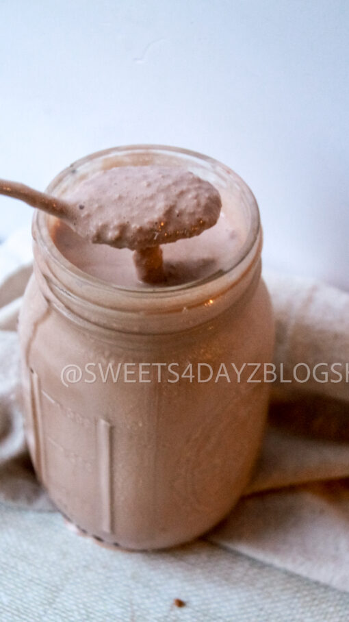 Copycat Wendy's Chocolate Frosty on Linen - Image 4
