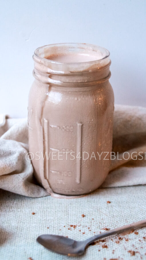 Copycat Wendy's Chocolate Frosty on Linen - Image 5