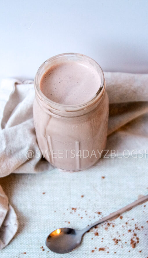 Copycat Wendy's Chocolate Frosty on Linen - Image 6