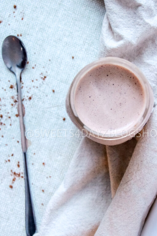 Copycat Wendy's Chocolate Frosty on Linen - Image 7
