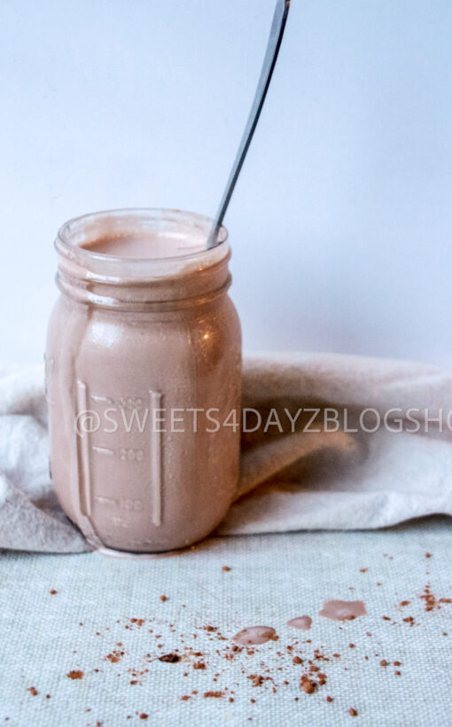 Copycat Wendy's Chocolate Frosty on Linen - Image 8
