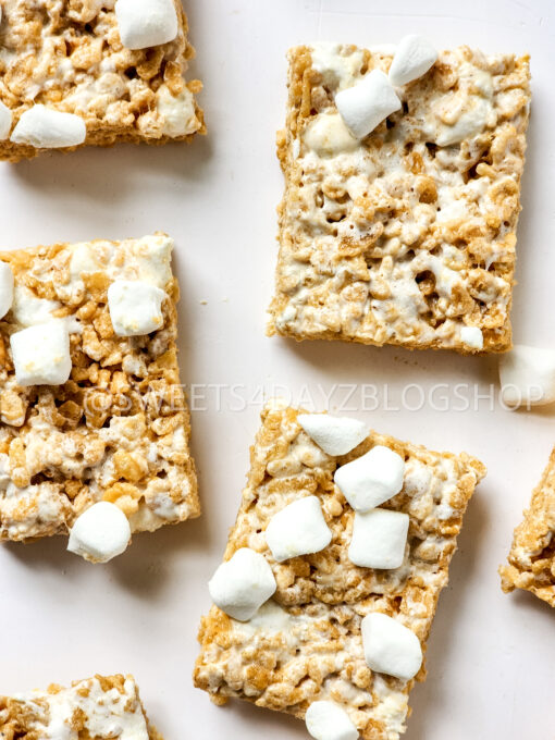 Fluffernutter Rice Krispies on White - Image 3