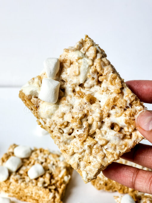 Fluffernutter Rice Krispies on White - Image 7