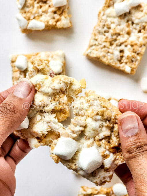 Fluffernutter Rice Krispies on White - Image 8