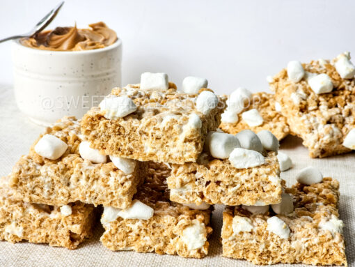 Fluffernutter Rice Krispies on Linen - Image 5