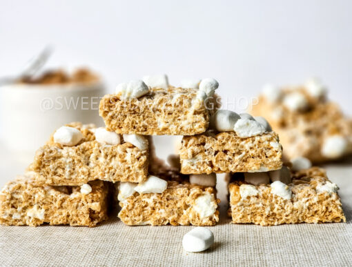 Fluffernutter Rice Krispies on Linen - Image 7