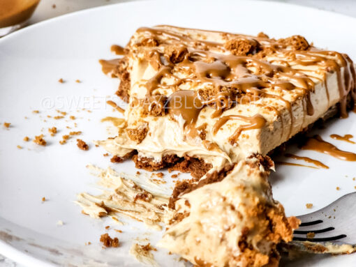 Biscoff Cookie Whipped Pie on Marble - Image 7
