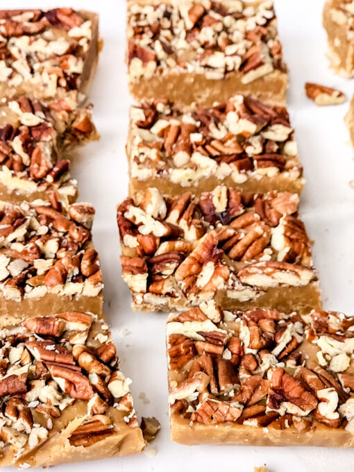 Maple Pecan Fudge on Marble - Image 4