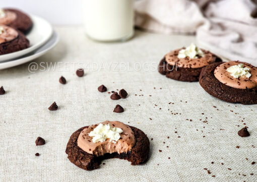 French Silk Pie Cookies on Linen - Image 4