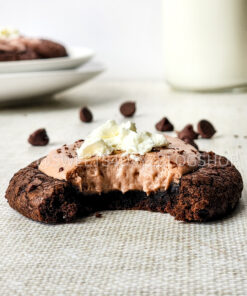 French Silk Pie Cookies on Linen