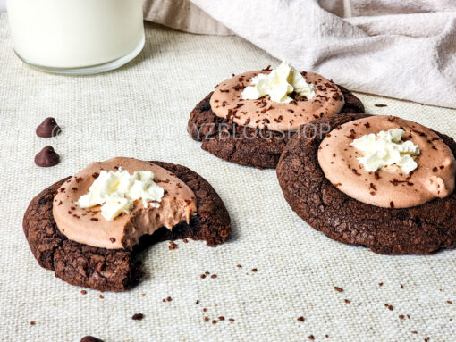 French Silk Pie Cookies on Linen - Image 7