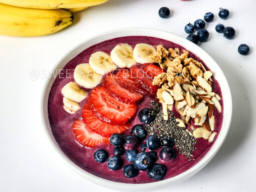 Simple Acai Bowl on White - Image 3