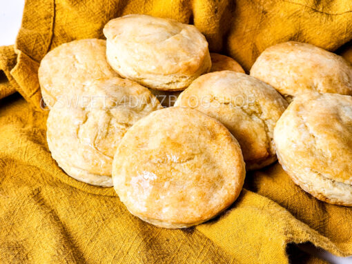 Copycat Popeyes Biscuits on White - Image 3