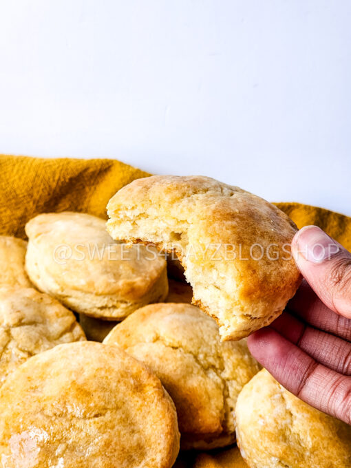 Copycat Popeyes Biscuits on White - Image 5