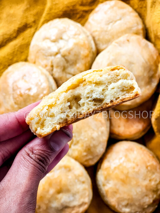 Copycat Popeyes Biscuits on White - Image 6