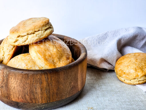 Copycat Popeyes Biscuits on Linen - Image 2