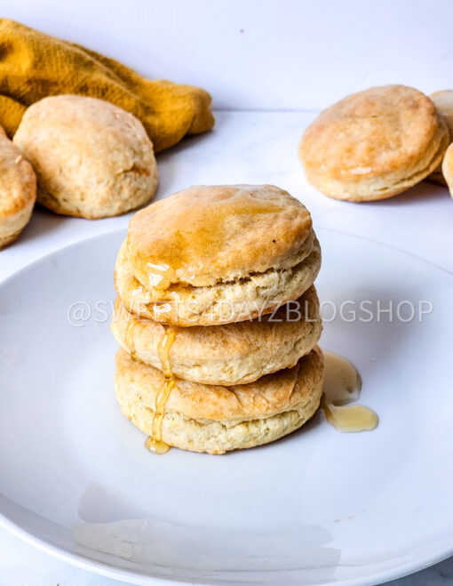 Copycat Popeyes Biscuits on Marble - Image 2