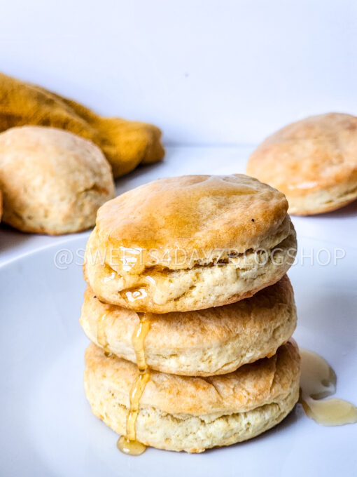 Copycat Popeyes Biscuits on Marble - Image 3