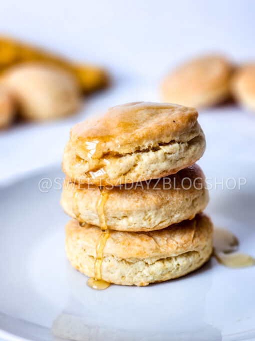 Copycat Popeyes Biscuits on Marble - Image 4