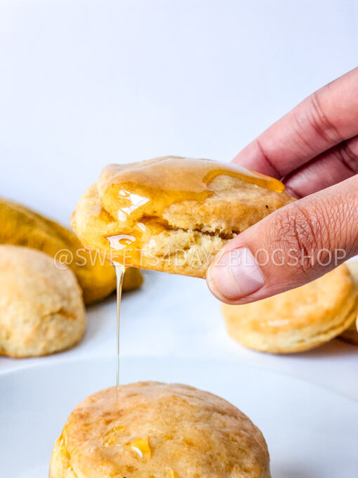 Copycat Popeyes Biscuits on Marble - Image 8