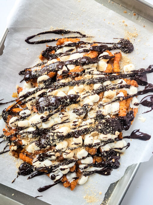Loaded S'mores Fries on White - Image 2