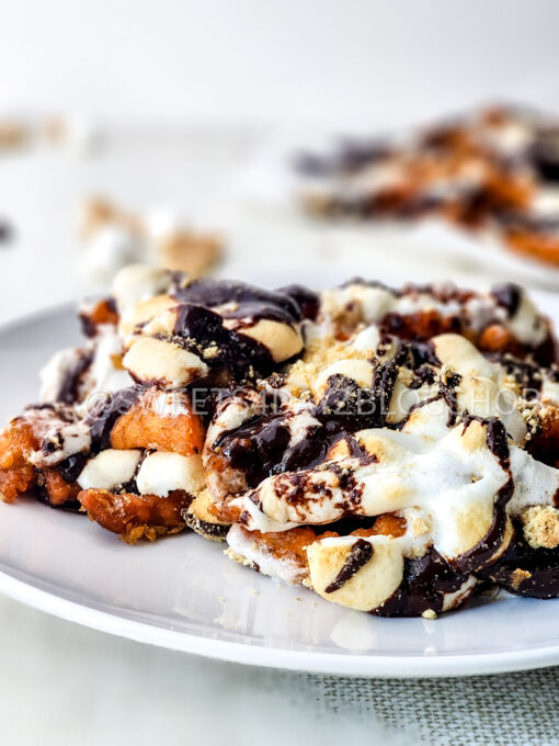 Loaded S'mores Fries on Linen - Image 2