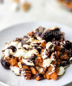 Loaded S'mores Fries on Linen