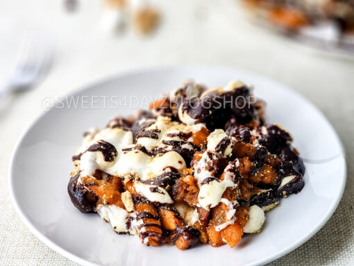 Loaded S'mores Fries on Linen