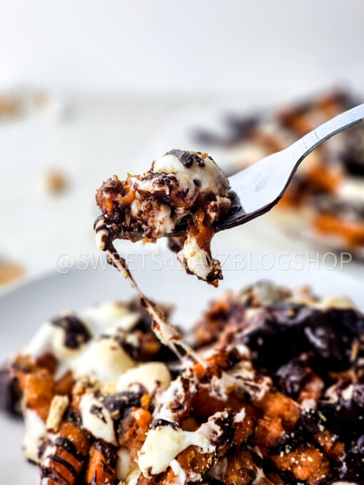 Loaded S'mores Fries on Linen - Image 5