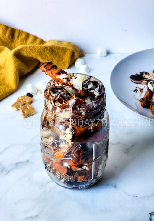 Loaded S'mores Fries on Marble - Image 3