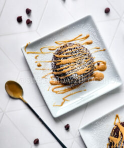 Mini Chocolate Peanut Butter Cakes on Rhombus