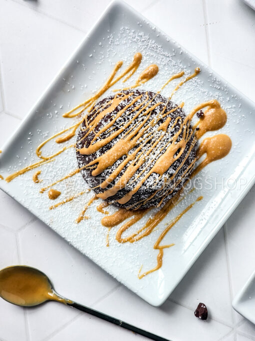 Mini Chocolate Peanut Butter Cakes on Rhombus - Image 6