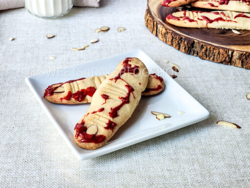Bloody Almond Cookie Fingers on Linen - Image 7