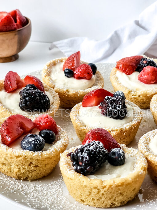 Sugar Cookie Fruit Cups on White - Image 4