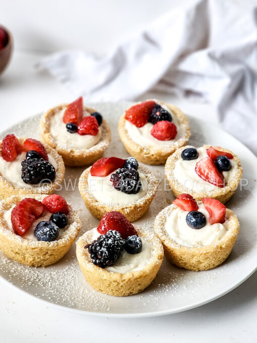 Sugar Cookie Fruit Cups on White - Image 5