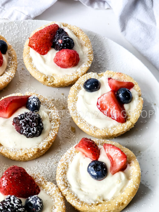 Sugar Cookie Fruit Cups on White - Image 6