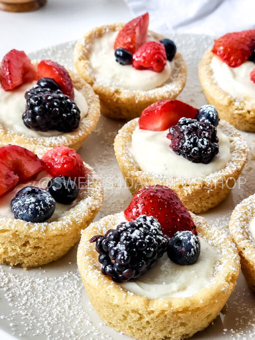 Sugar Cookie Fruit Cups on White - Image 7
