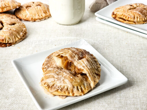 Peach Hand Pies on Linen - Image 2
