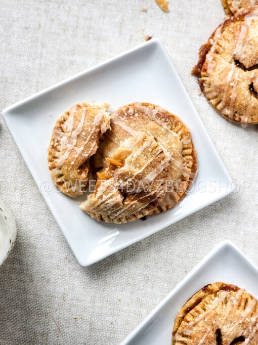 Peach Hand Pies on Linen - Image 4