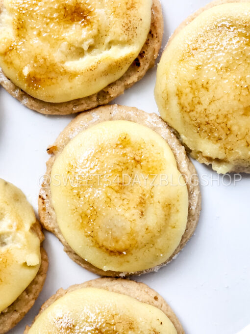 Creme brulee Cookies on White - Image 5