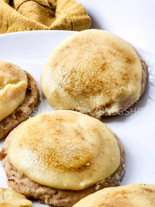 Creme brulee Cookies on White - Image 6